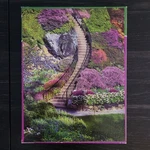 Springbok 500 Piece Puzzle Garden Stairway Vtg Nature Flowers Speed Puzzling. Fixed Price $7.99.