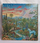 Vintage Eaton Unicorn Country 500 Piece Puzzle Michael Fishel - Complete. Fixed Price $55.00.