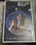 Fx Schmid World Nativity 1000 Jigsaw Puzzle Christmas Globe Ornament Vintage. Fixed Price $24.00.