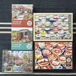 Lot 5 Cobble Hill 1000 Pc. Puzzles - Country/farms/tea Coffee High Quality. Fixed Price $40.00.