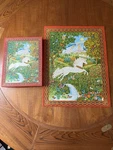 Vintage Springbok 500 Piece Puzzle Song Of The Unicorn Vtg Hallmark. Fixed Price $28.00.