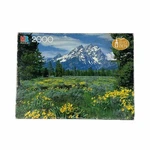 Vintage 1986 Grand Tetons Mb Super Big Ben 2000PC Puzzle Factory Sealed #4565-12. Fixed Price $29.99.