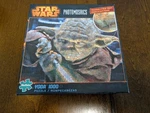 New Yoda Jigsaw Puzzle Star Wars Photomosaics 1000PC Buffalo Games Disney 26X19. Fixed Price $9.99.