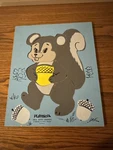 Vintage 1950S Playskool Nutty Squirrel Wooden Puzzle 165-B Collectible Toy. Fixed Price $8.00.