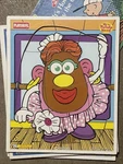 Playskool Mrs Potato Head Wood Tray Puzzle #163-07 1997 9PCS. Fixed Price $15.99.