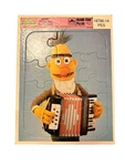 1986 Sesame Street Bert Plays The Accordion Frame Tray Puzzle Golden Jim Henson. Fixed Price $13.67.
