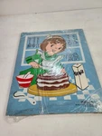 Vintage Wooden Playskool Puzzle 275-43 Cake Maker Mcm Retro. Fixed Price $21.95.
