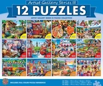 Masterpieces - Artist Gallery Jigsaw Puzzle Collection Series 3 12 Pack. Fixed Price $29.99.