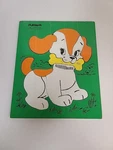 Vintage 70'S Playskool Puzzle Puppy Love Wooden 165-1 Nine Pieces. Fixed Price $12.99.