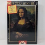 Mona Lisa 1500 Piece Jigsaw Puzzle Educa Fix It Museum Series 33X23 New Sealed. Fixed Price $18.99.