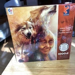 Ceaco 1000 Piece Puzzle Native Spirit American Indian Wolves New. Fixed Price $12.74.