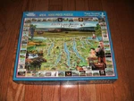 White Mountain Finger Lakes Region Wine Country 1000 Pc Jigsaw Puzzle. Complete.. Fixed Price $39.99.