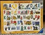 Vintage 1988 Ravensburger Abc Frame Tray See Inside Puzzle Alphabet Children. Fixed Price $19.49.