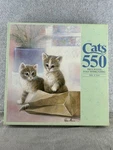 Vintage Puzzle Cats 550 Piece Milton Bradley Brand Cute Kitty - Sealed. Fixed Price $22.98.