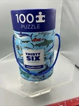 New Crocodile Creek Thirty Six Sharks Ocean 100 Piece Jigsaw Puzzle Sea Life 75. Fixed Price $21.99.