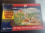 Vintage 1940S Walt Disney Jaymar 300 Pcs Puzzle Three Little Pigs Please Read. Fixed Price $13.77.
