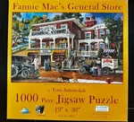 Sunsout Puzzle 1000 Piece Fannie Mae's General Store Tom Antonishak 56073 2011. Fixed Price $7.00.