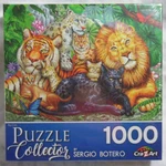 Cra-z-art 1000 Piece Jigsaw Puzzle Collector Big Cats By Sergio Botero 20" X 27". Fixed Price $48.10.