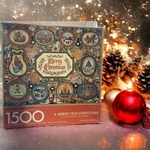 Vintage Springbok 1500 Merry Old Christmas Keepsake Puzzle By Bob Schneeberg. Fixed Price $59.99.