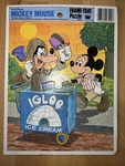 Mickey Mouse And Goofy Whitman 12 Piece Jigsaw Frame-tray Puzzle Complete 1981. Fixed Price $12.00.