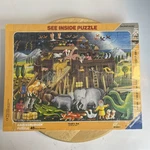 Vintage 1991 Ravensburger See Inside Puzzle Noah's Ark 45 Pieces France. Fixed Price $15.99.