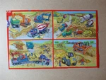 Shure Wooden Puzzles 24 Piece Each Construction Equipment Complete #2. Fixed Price $17.99.