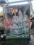 Vintage 1994 Puzzle 3D Victorian House 700 Piece Milton Bradley Gift. Fixed Price $39.00.