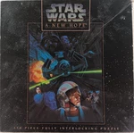 Star Wars New Hope 550 Piece Jigsaw Puzzle 1995 Milton Bradley. Fixed Price $8.61.
