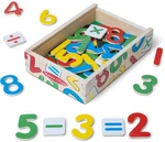 Wooden Number Magnets Math Symbols 37 Pc Box Melissa & Doug New. Fixed Price $8.50.