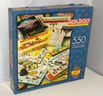 Monopoly Through Years 550 Piece Puzzle Parker Brothers 1998. Fixed Price $8.49.