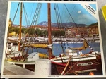 Vintage Whitman Jigsaw Puzzle Harbor Nice, France #4777 21 1/2" X 27. Fixed Price $11.00.