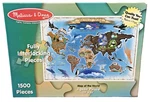 Melissa & Doug 1500 Piece Map Of The World 24X33 Jigsaw Puzzle. Fixed Price $9.99.