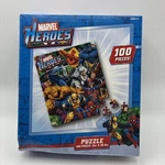 Marvel Heroes Puzzle 100 Pieces New 2010 Spiderman Wolverine Storm Magneto. Fixed Price $8.00.
