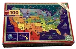 Eeboo This Land Your United States America Map Jigsaw Puzzle 100 Recycled Facts. Fixed Price $25.00.