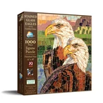 Sunsout Stained Glass Eagles 1000 Pc Jigsaw Puzzle. Fixed Price $19.90.