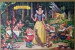 *miss 2 Pieces Walt Disney Jaymar Snow White & Seven Dwarves 300PC Jigsaw Puzzle. Fixed Price $12.48.