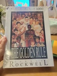 Norman Rockwell Puzzle 1000 Pc The Golden Rule Fink New Sealed Glue 26 X 19. Fixed Price $20.00.