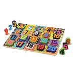 Jumbo Numbers Wooden Chunky Puzzle - Melissa & Doug. Fixed Price $78.34.