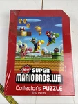 New Super Mario Bros. Wii Collectors Puzzle 550 Pieces Sealed Box. Fixed Price $9.99.