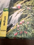 Hallmark Springbok Peaceful Waterfall 1500 Piece Jigsaw Puzzle. Fixed Price $15.00.