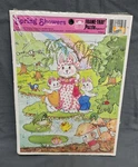 1987 Vtg Golden Frame Cardboard Tray Puzzle Spring Showers Bunny Animals Sealed. Fixed Price $16.99.