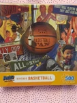 Retro Fan "vintage Basketball" 500 Piece Jigsaw Puzzle New, 24"X18". Fixed Price $21.95.