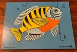 Judy Instructo Vintage Wooden PUZZLE-FISH-6 Pcs-guc!. Fixed Price $19.99.