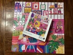 300 Large Piece Puzzle Girl's Room Full Of Color Pink Art Cat Cute. Fixed Price $9.00.