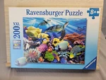 Ravensburger Ocean Turtles Jigsaw Puzzle 200 Pcs Xxl Tropical Fish Reef. Fixed Price $13.97.