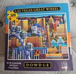 New Las Vegas Jigsaw Puzzle - 500 Pieces Dowdle "great Wheel". Fixed Price $13.50.