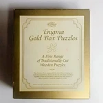 Vtg Optimago Enigma Gold Box Wooden Jigsaw Puzzle Flowers For My Lady 252 Pcs. Fixed Price $39.99.