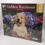 Jigsaw Puzzle 1000 Piece Sealed Golden Retriever Puppy Dog Go! Classic. Fixed Price $14.00.