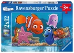 New & Sealed Ravensburger 07556 Nemo's Journey 2X12 Pc Jigsaw Puzzles Usa Seller. Fixed Price $15.95.
