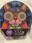 Cardinal New Sealed 300 Piece Irresistible Animals 8 Round Puzzle 20". Fixed Price $12.99.